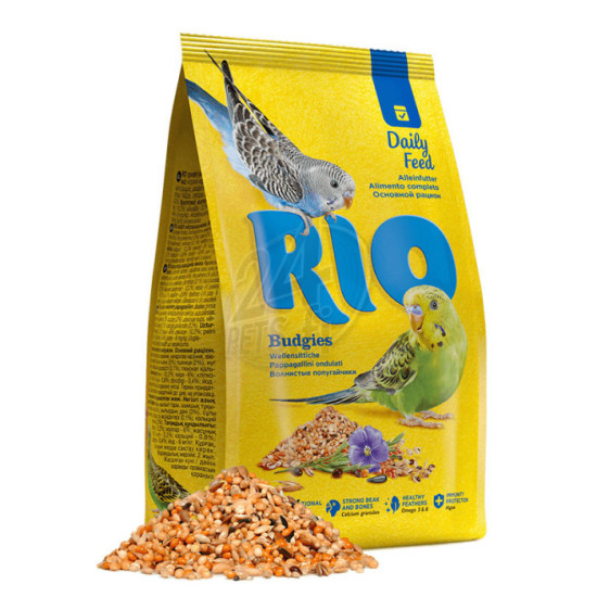 Rio Daily Undulaatin Ruoka 1 kg Plus Herkkukeksi
