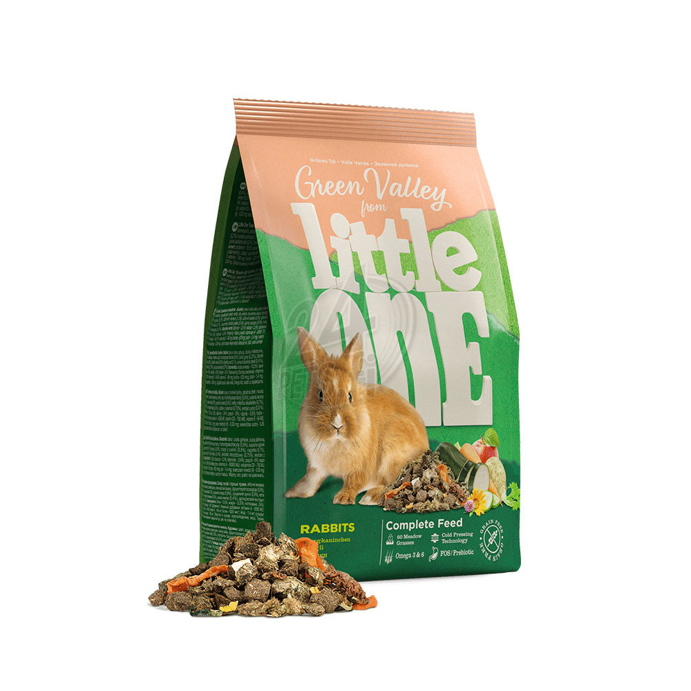 LittleOne Green Walley Fibrefood for Rabbits 750g