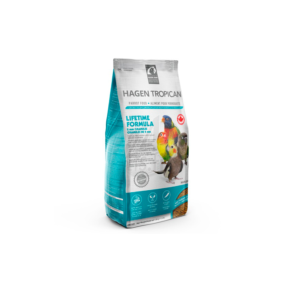 Hagen Tropican Lifetime Formula Granules for Cockatiels 1,8 kg