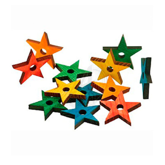 Zoo-Max Pine Wood Stars 12 kpl