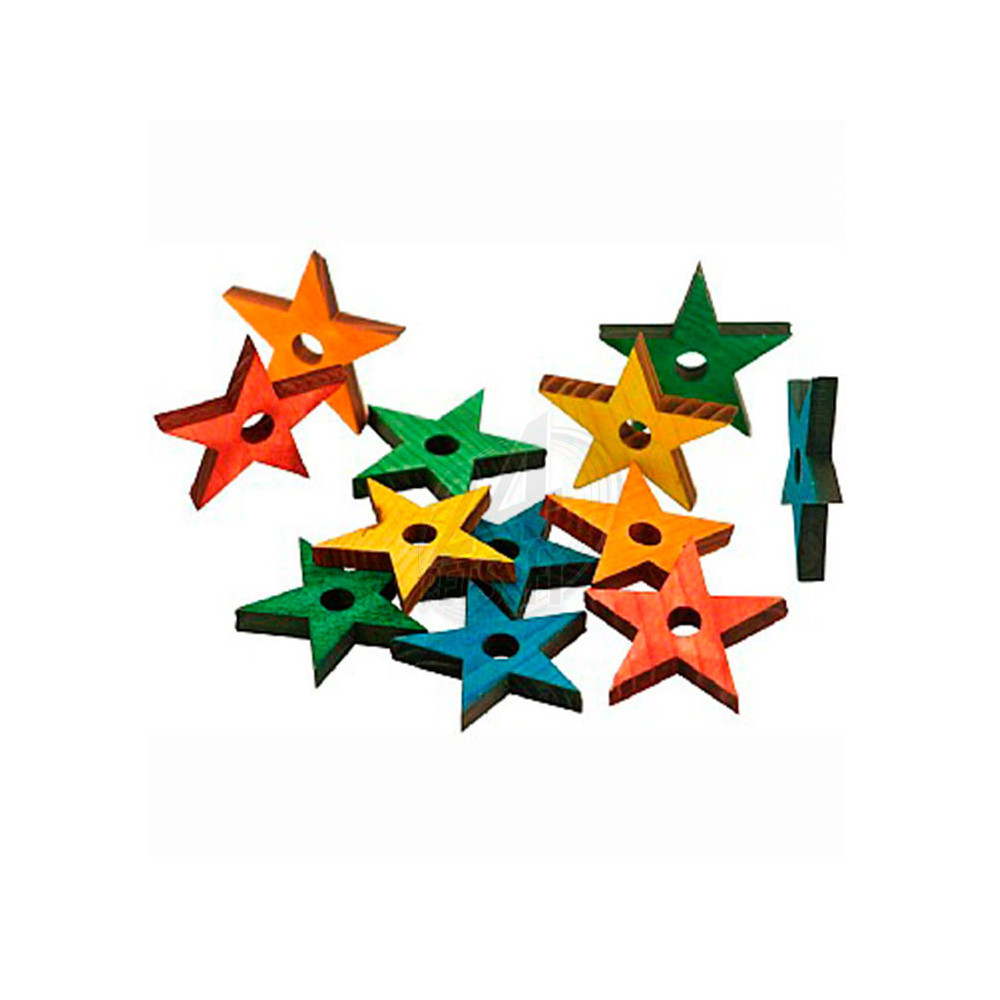 Zoo-Max Pine Wood Stars 12 pcs
