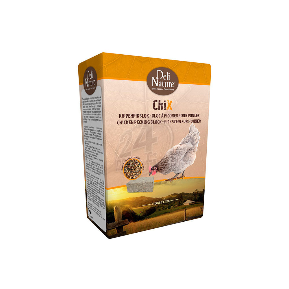 Deli Nature Chix Chicken Pecking Block 1 kg