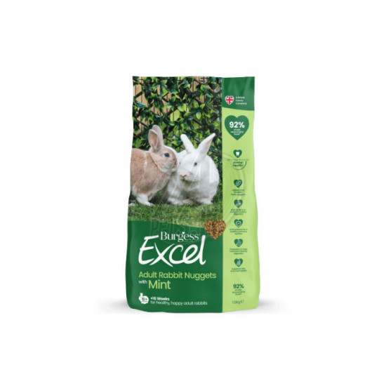 Burgess Excel Rabbit Adult 1,5 kg