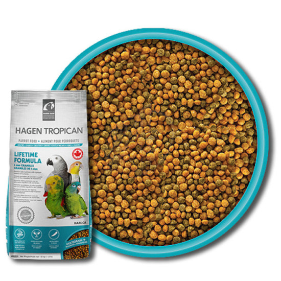 Hagen Tropican Lifetime Formula Granules for Parrots 1,8 kg