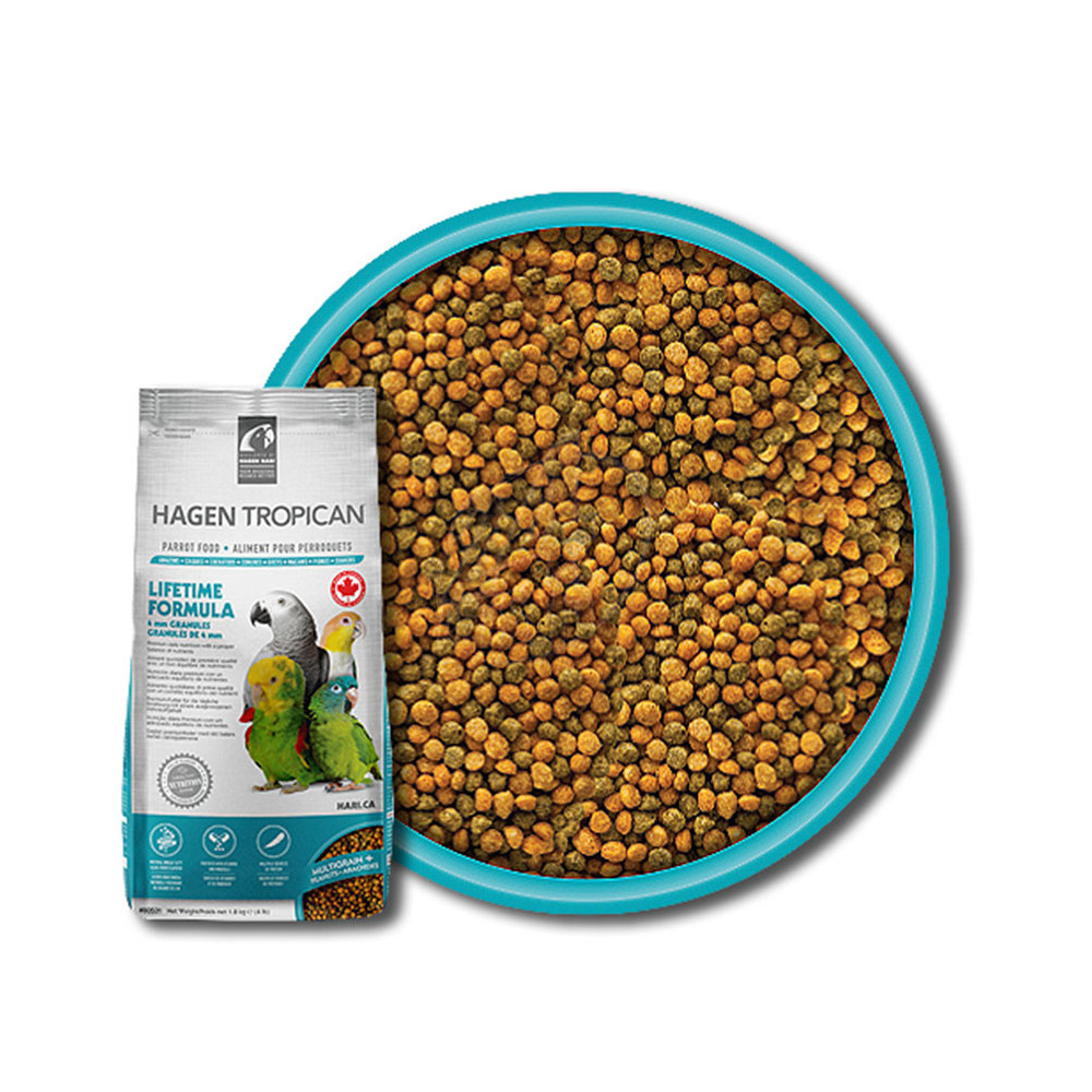 Hagen Tropican Lifetime Formula Granules for Parrots 1,8 kg