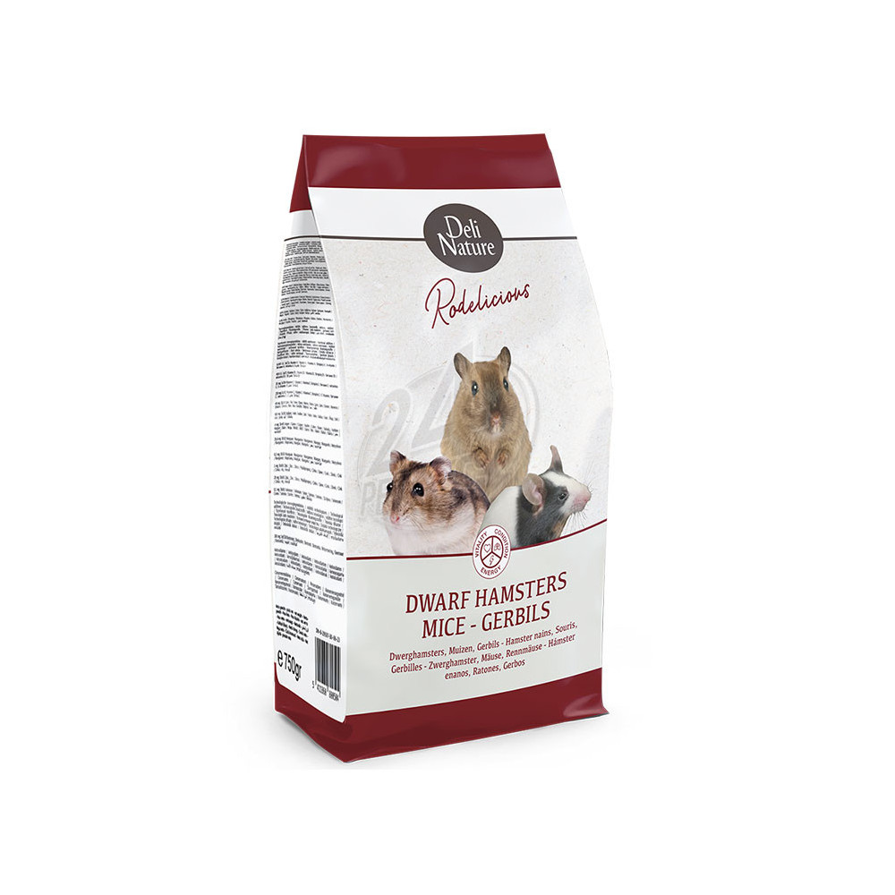 Deli Nature Rodelicious Dwarf Hamsters, Mice and Gerbils 750g