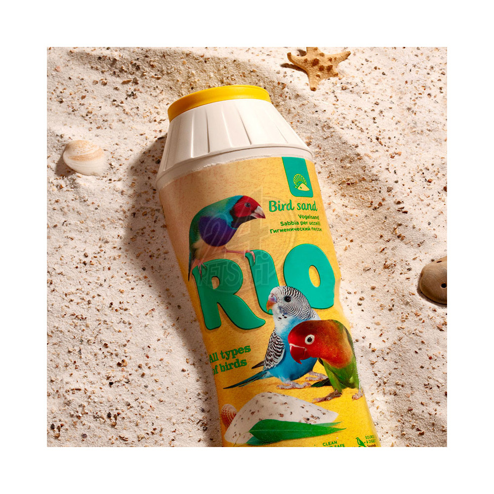 Rio Bird sand with eucalyptus extract and seashells 2 kg