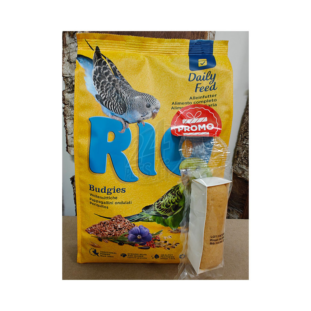 Rio Daily Undulaatin Ruoka 1 kg Plus Herkkukeksi