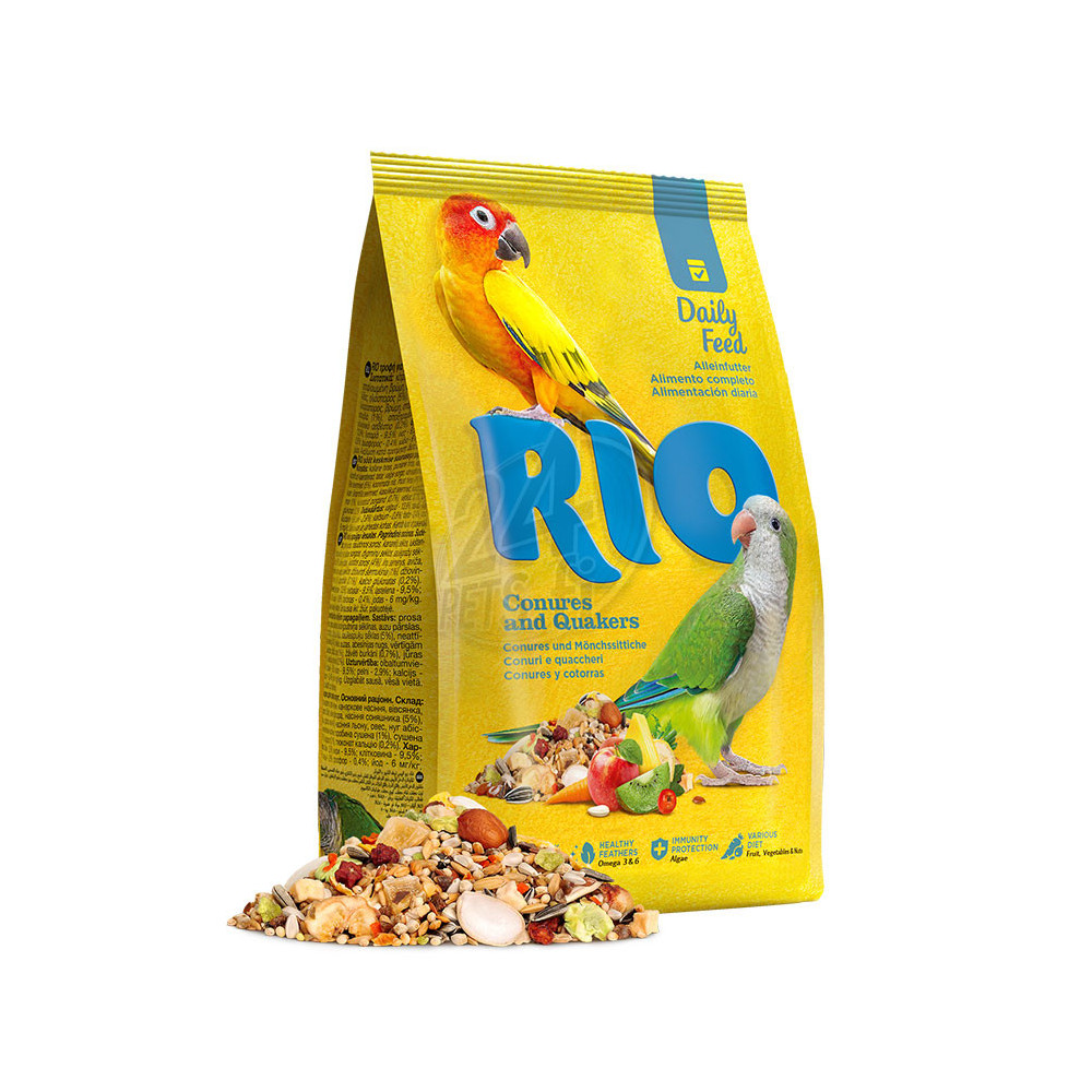 Rio Daily feed for Conures and Quakers 1 kg