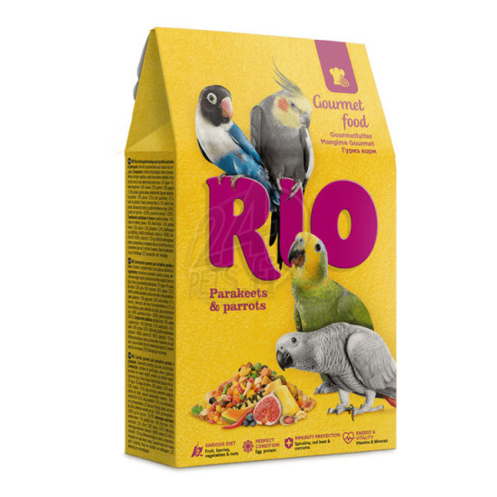 Rio Gourmet food for Parakeets and Parrots 250g