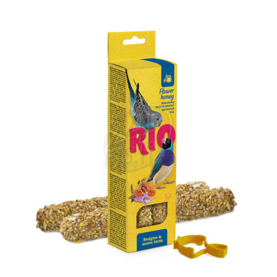 Rio Sticks Hunaja Undulaateille ja Peipoille 2x40g