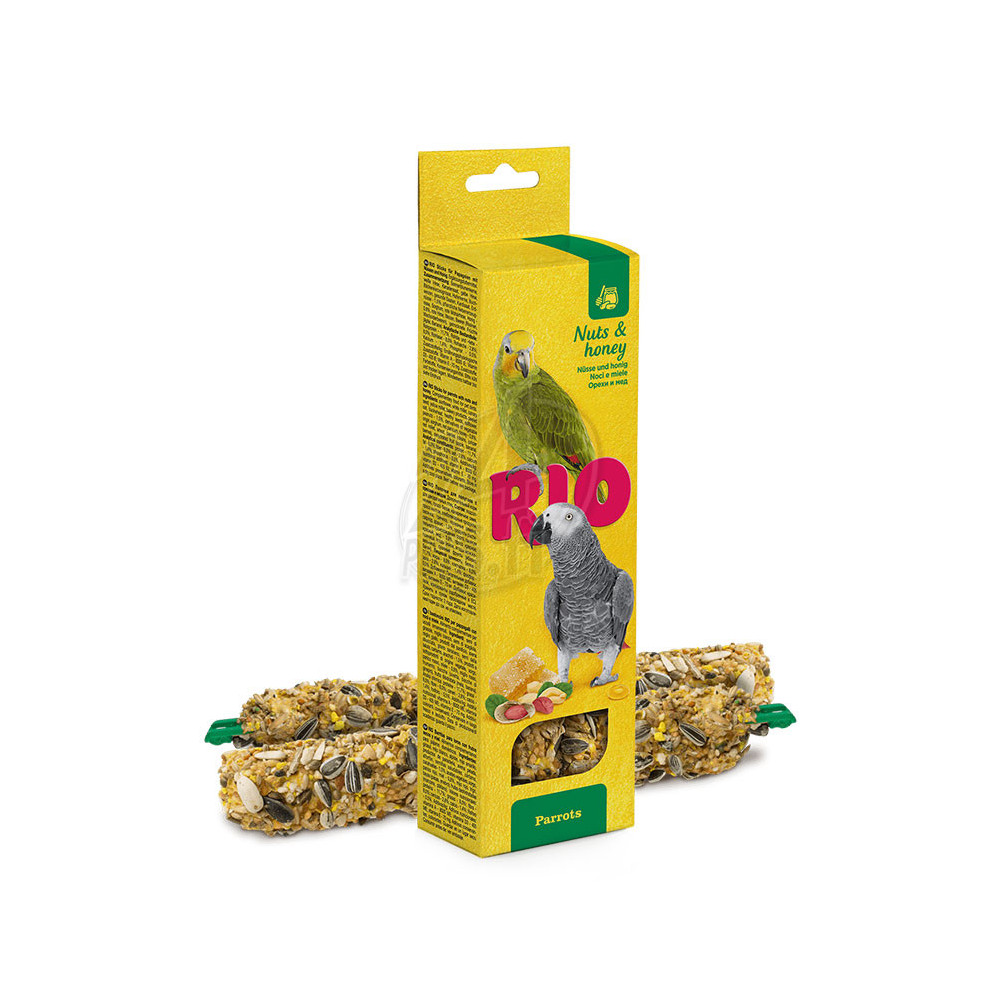 Rio Sticks Hunaja ja Pähkinät Papukaijoille  2x90g
