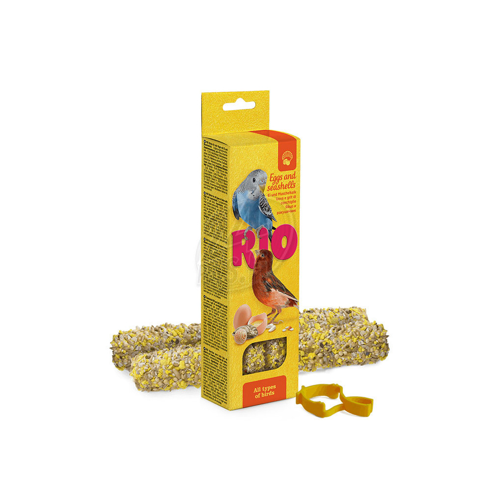Rio Sticks Kananmunalla ja Simpukankuorilla 2x40g