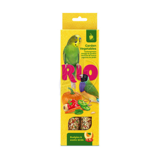 Rio Sticks Garden Vegetables for Budgies and Exotic Birds 2x40g