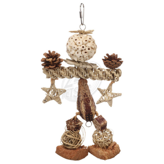 Parakeet Toy Kiko Brown 