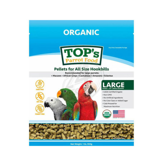TOPs Organic Parrot Pellets 1,81 kg
